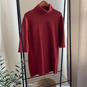 Zara long sleeve turtleneck dress